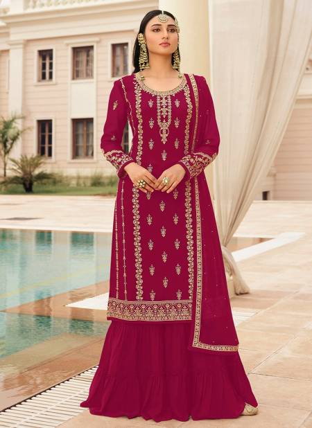 Pink Colour Lt nitya 73003  Heavy New Exclusive Wedding Wear Georgette Collection 73003D